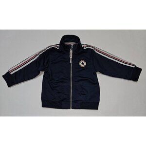 Converse Navy Blue Track Jacket Full-Zip BABY 3-6 Months Red White Stripes